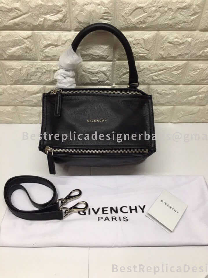 Givenchy Mini Pandora Bag Black In Goatskin SHW 2-28588L